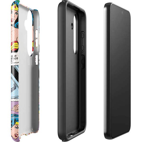 DC Comics Wonder Woman Comic Blast Galaxy S25 Impact Case